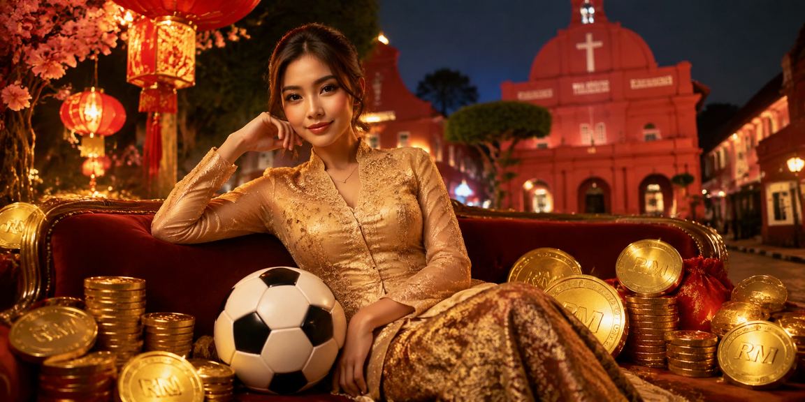 Peminat sukan menikmati taruhan bola sepak di Melaka